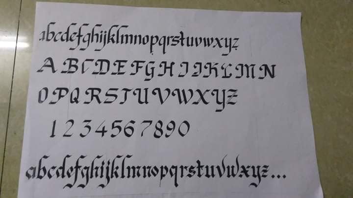 Calligraphy Lesson in Pimpri-Chinchwad 3